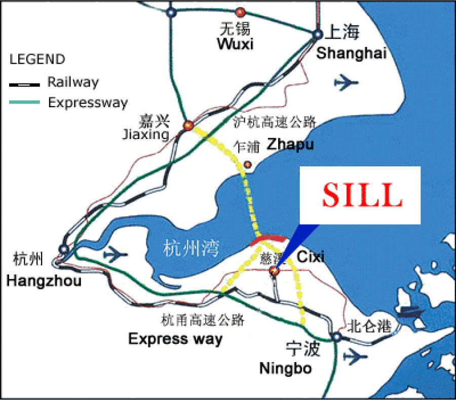 赛和轴承位于浙江慈溪的交通位置地图
